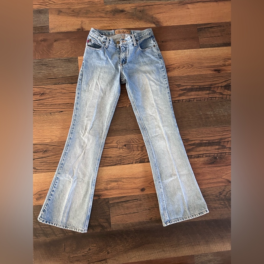 Mudd Light Blue Flare Jeans Y2K